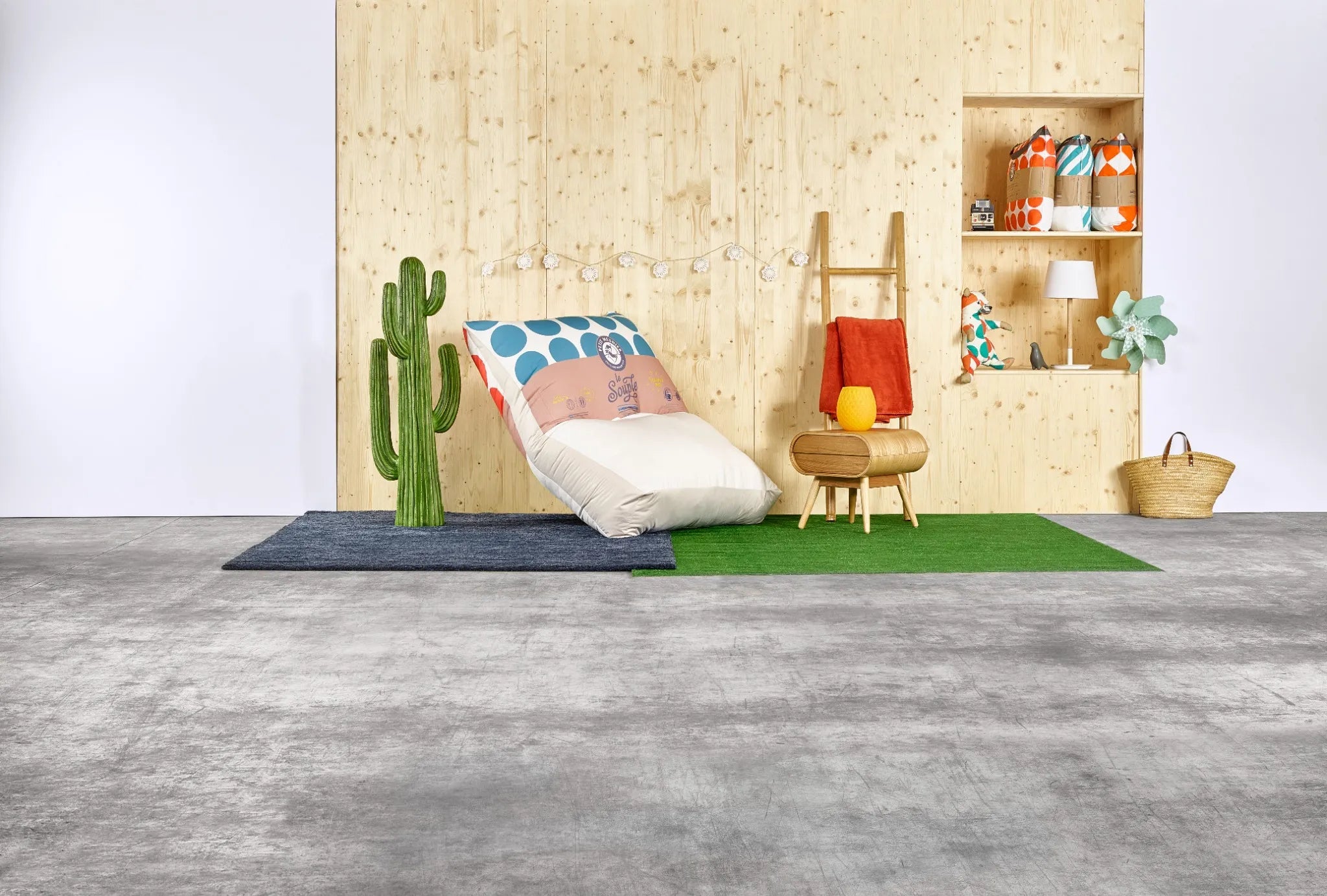 L'oreiller géant - à pois - 120 x 140 cm-4