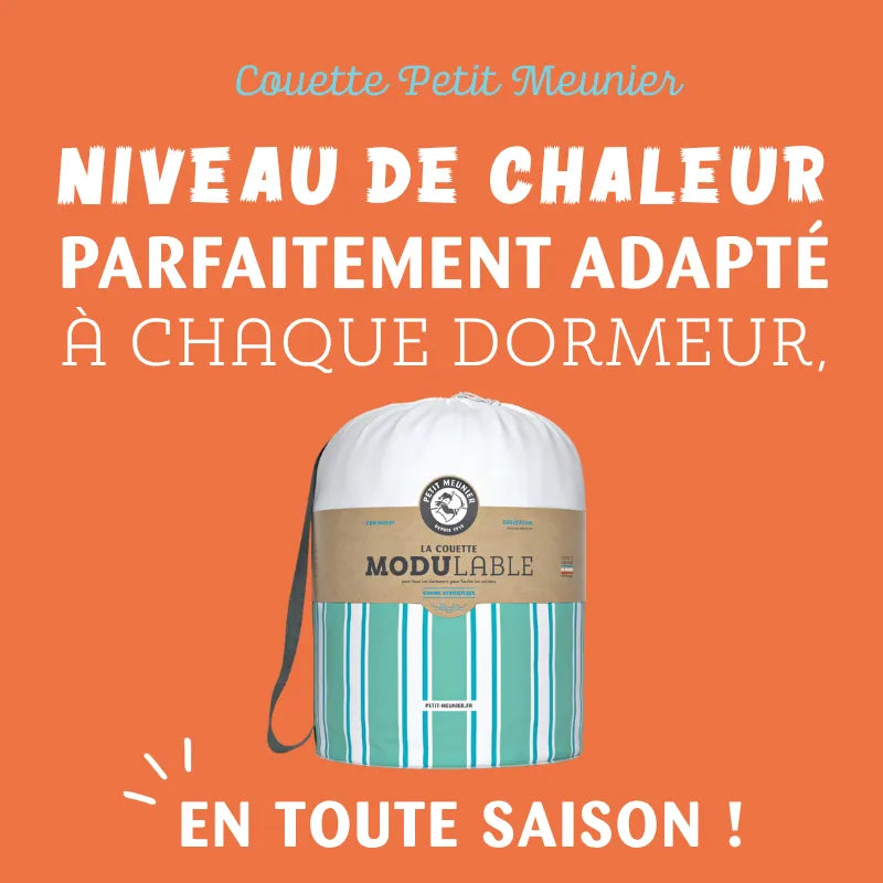 Couette PM niveau de chaleur adapte A chaque dormeur en toute saison