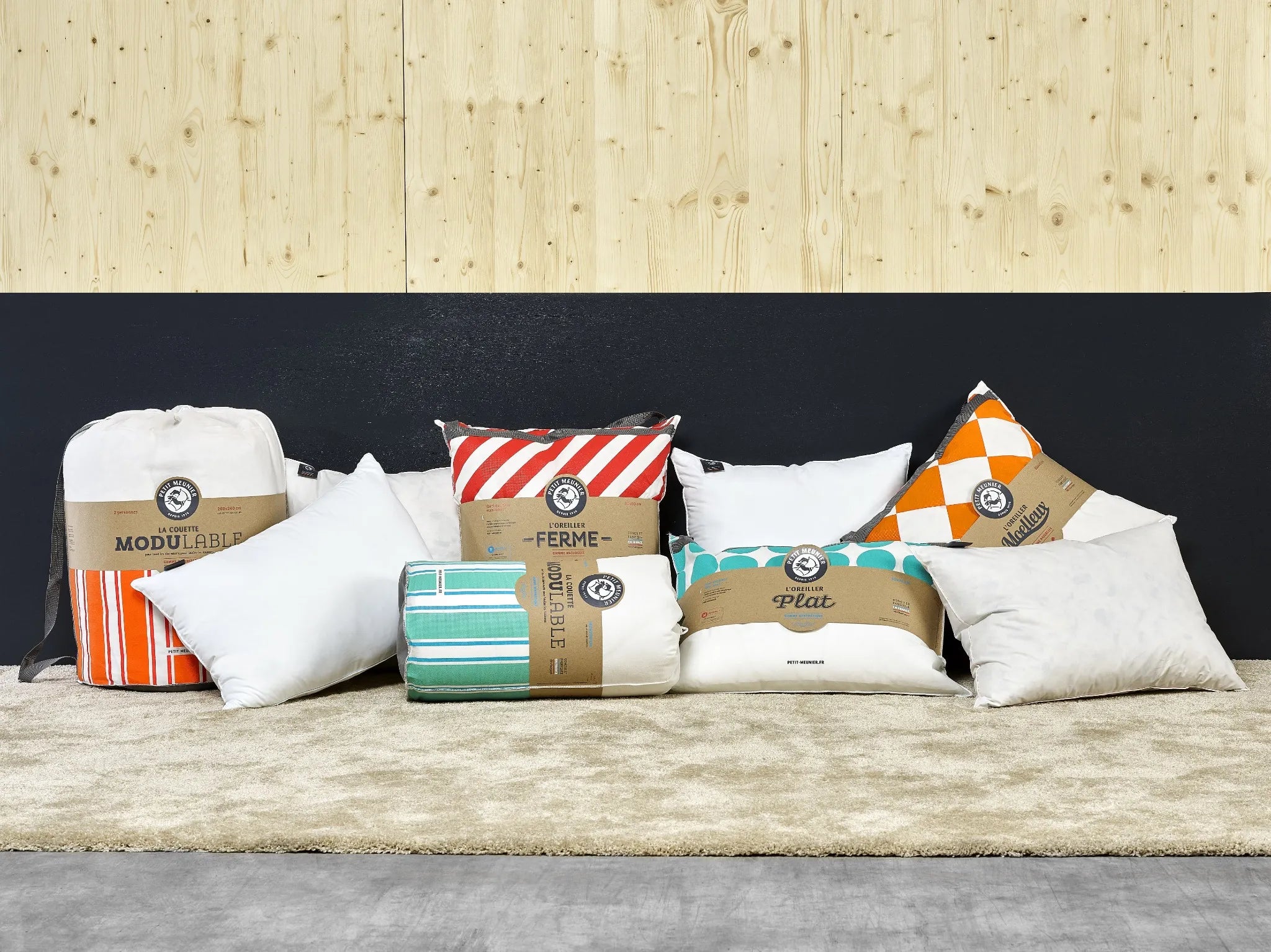 Couettes et Oreillers fabriqués en France - Petit Meunier