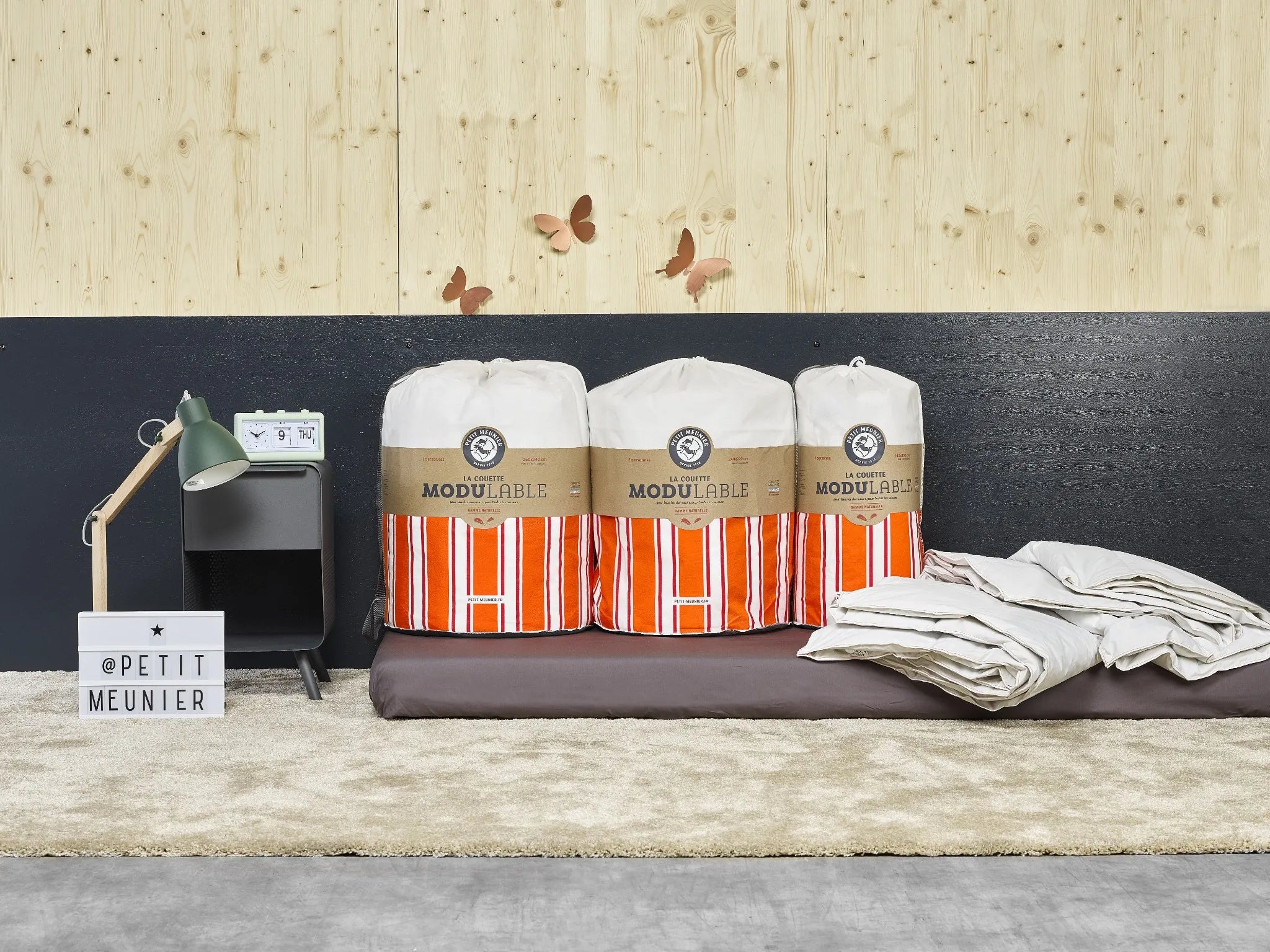 La couette modulable 2 personnes - naturelle - 260x240cm-4