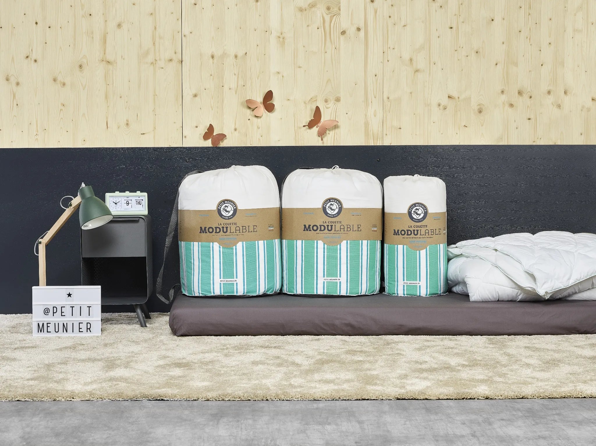 La couette modulable 1 personne - synthétique - 140 x 200 cm-5