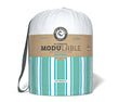 Grande couette modulable synthétique dans son packaging