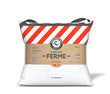 oreiller ferme carré naturel dans son packaging