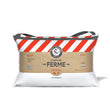Oreiller ferme rectangulaire naturel dans son packaging
